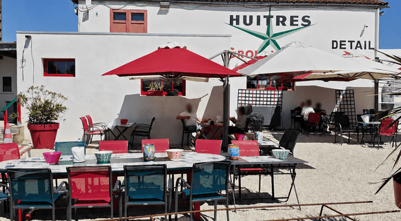 Dégustation d'huîtres à la cabane