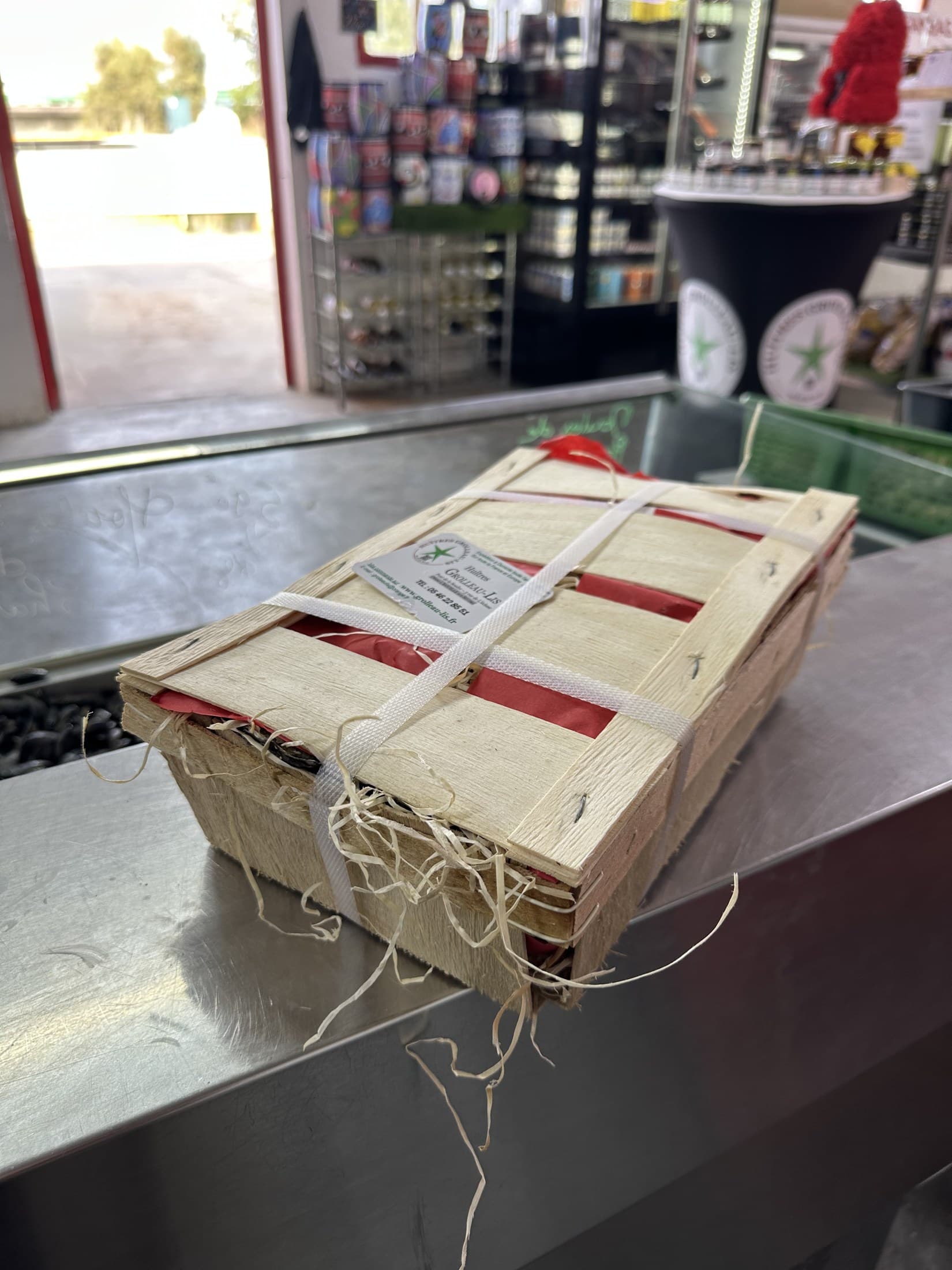 Colis frais préparé par la Cabane Grolleau-Lis